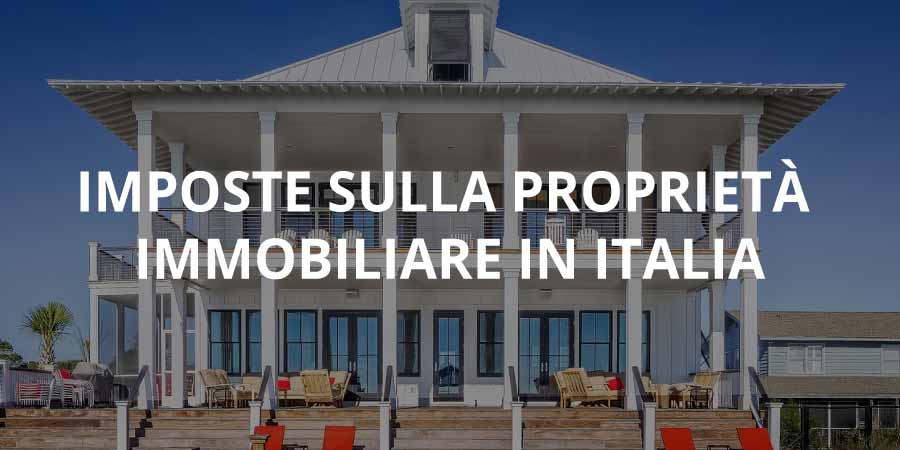 Imposte sulla proprietà immobiliare in Italia